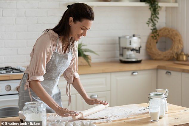 Rolling pins (pictured in stock photo) were one of the items reported to have been used in DIY tasks