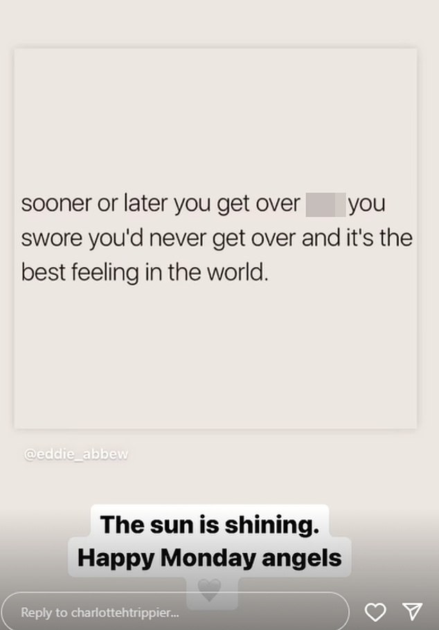 Charlotte provided an insight into their marriage troubles when she took to Instagram just 48 hours before England's final group game against Slovenia last June and posted a cryptic message