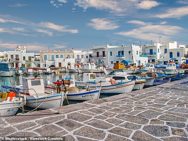 The Cycladic island is known for its pristine beaches and classic whitewashed villages