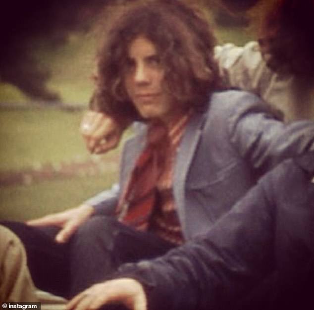 Dominic Sessa, 22, could be seen stepping into the shoes of a younger version of the late celebrity chef Bourdain (pictured in his youth) while on set of the A24 project in Provincetown on Thursday