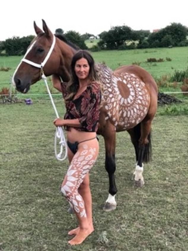 Noye and Michelle Budd, pictured, have concerned her friends who are uncomfortable with his criminal past. However, Michelle denied they were in a relationship when approached this week by MailOnline
