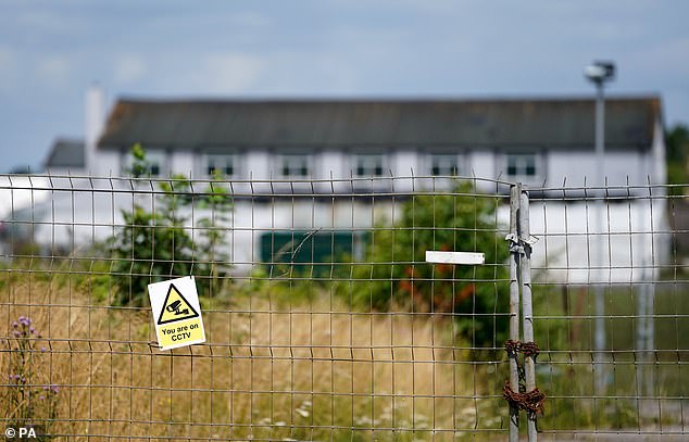 Our probe into the camp coincided with a damning report this week that exposed the extent of child rape grooming gangs in Britain's towns and cities (file photo of Manston)
