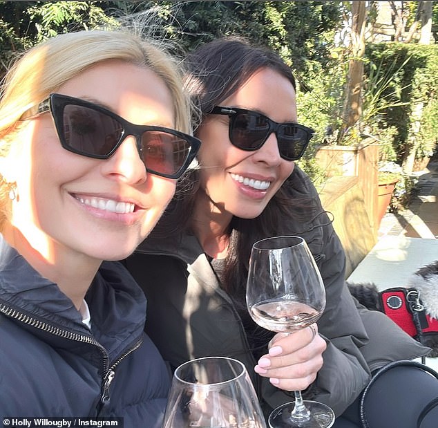 Back in April Christine was on hand to support her close friend after her long running show Dancing On Ice was axed by ITV (pictured)