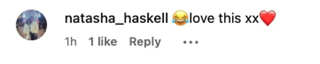 Fans were left in hysterics and rushed to the comments writing: 'I just love you two': 'love this xx': 'So many questions and not enough answers, I fear Looks like it was a hilarious night x'