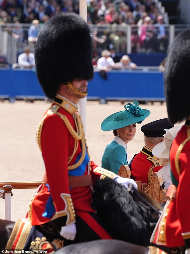 Prince William's birthday comes just a week after at Trooping the Colour (pictured) where he rode on horseback