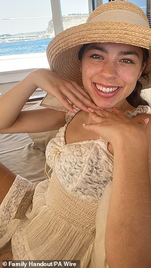 Teenager Hannah was the last to be found, hidden behind a mattress below deck