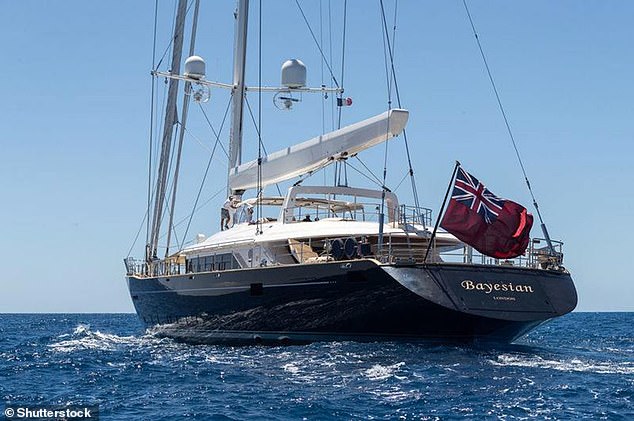The Bayesian superyacht, which sank off the coast of Sicily