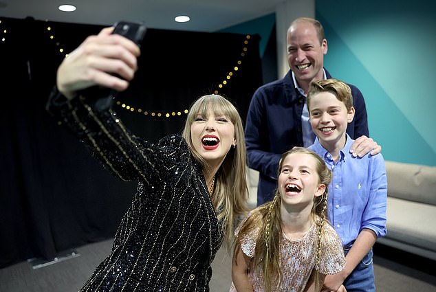 Among the prince's list of A-list friends is modern day teen idol Taylor Swift, who he snapped a selfie with ahead of her Wembley Eras Tour concert on his 42nd birthday