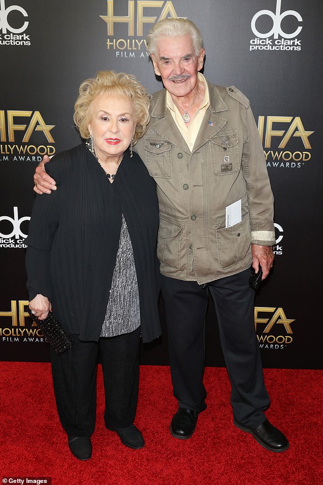 Mr Betts, who befriended Everybody Loves Raymond star Doris Roberts (left) and whom he shared a home with, died in his sleep on Thursday