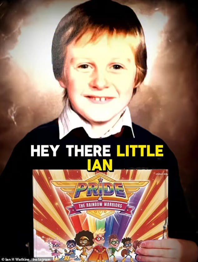 Talking about the book, the star explained: 'It's a little love letter to my younger self. 'It's a book that I wish I had had when I was growing up. I was bullied. I was made to feel very different'