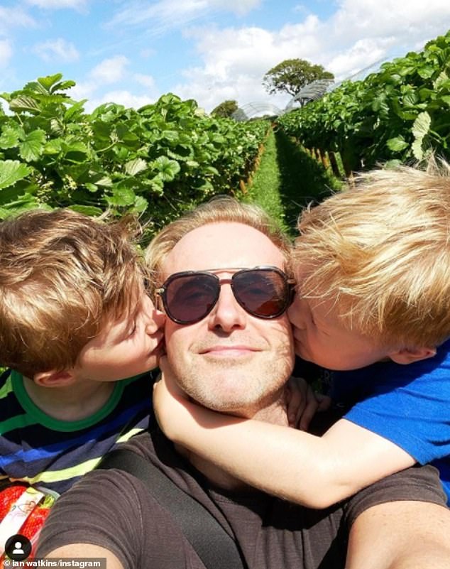 Ian shares twin sons Macsen and Cybi with his former partner Craig Ryder. The couple welcomed the boys via surrogate in 2016 before splitting a year later