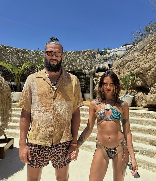Carroll and his girlfriend Lou Teasdale recently enjoyed a getaway to Spanish party island Ibiza