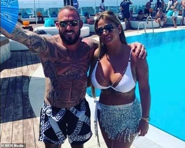 The 38-year-old, pictured with Coleen on holiday, was discovered by shocked neighbours