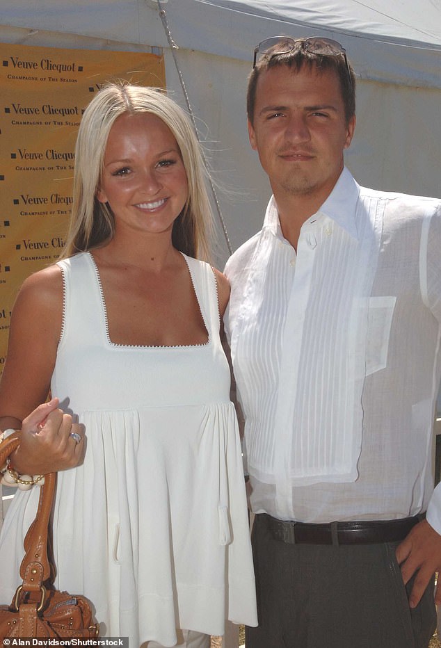 The actress met Tony when she was 16, they got together a year later and within 12 months they were engaged (pictured in 2005)