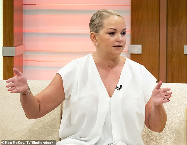The mother of three previously said her addiction to sugar-ridden snacks and fizzy drinks was so severe she suffered debilitating withdrawal symptoms after going cold turkey (pictured i 2016 before appearing on Sugar Free Farm)