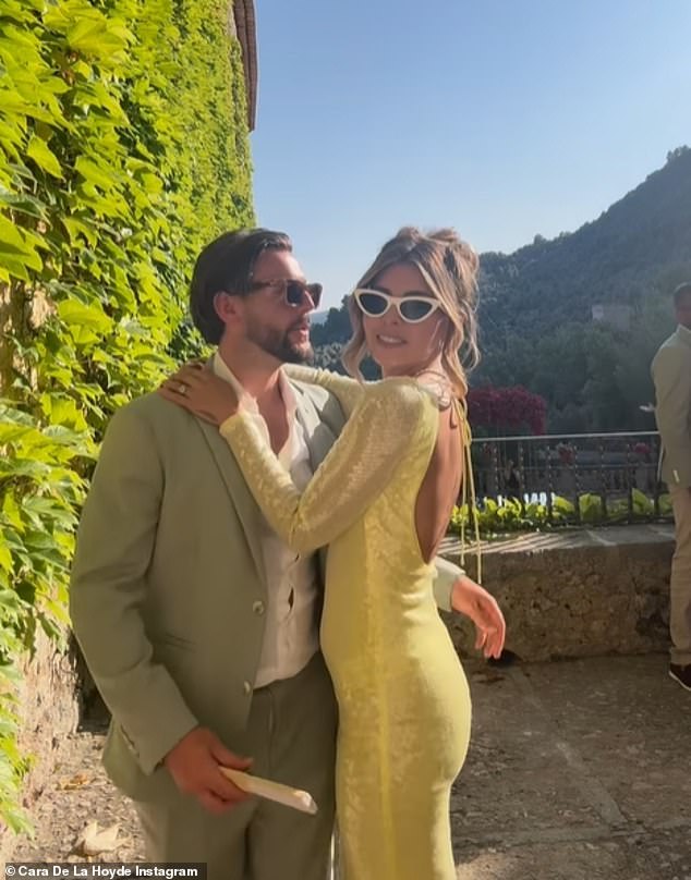 Wedding guests including Love Island's Cara De La Hoyde and Nathan Massey also took to Instagram to share photographs from the special day