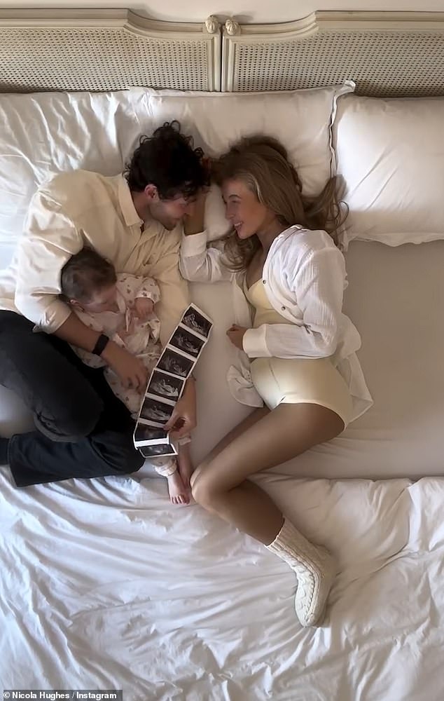 The couple confirmed they were expecting their second child in February after sharing a sweet video on social media
