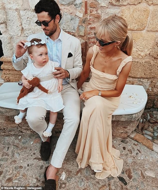 The couple got married in an idyllic Surrey ceremony at Botleys Mansion in August 2021 after five years together and welcomed their daughter Penelope in October 2022