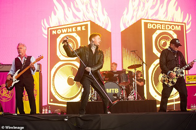 Robert once hung out backstage with the Pistols (pictured performing at Download Festival last week) - and his excitement was clear as he recalled the memory on Antiques Roadshow