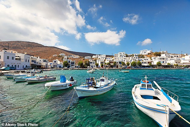 Tinos is a tranquil island with a 8,900-strong population and small villages with old-fashioned tavernas, just a 25-minute ferry from Mykonos