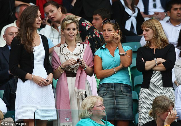 Kate and her friends attend day six of the Wimbledon Lawn Tennis Championships at the All England Lawn Tennis and Croquet Club on June 28, 2008