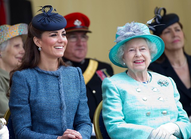 Richard Kay wrote: 'The Queen grew to trust Kate. I don't think she really trusted anyone on first impression, we're all performing the same show, the show is supporting the Queen'