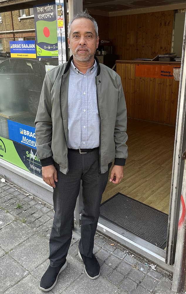 Mohiul Islam, 56, has worked for a money transfer business based opposite the school, for the last 40-years