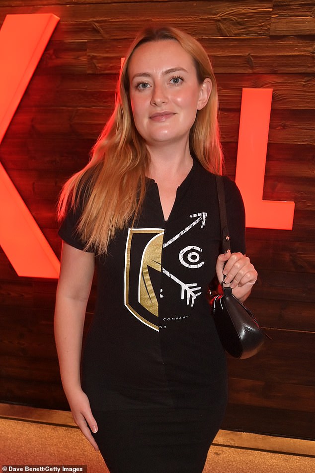 Amelia, 31, was also in attendance and she cut a glamorous figure in a long black skirt, patterned black T-shirt and studded ballet pumps