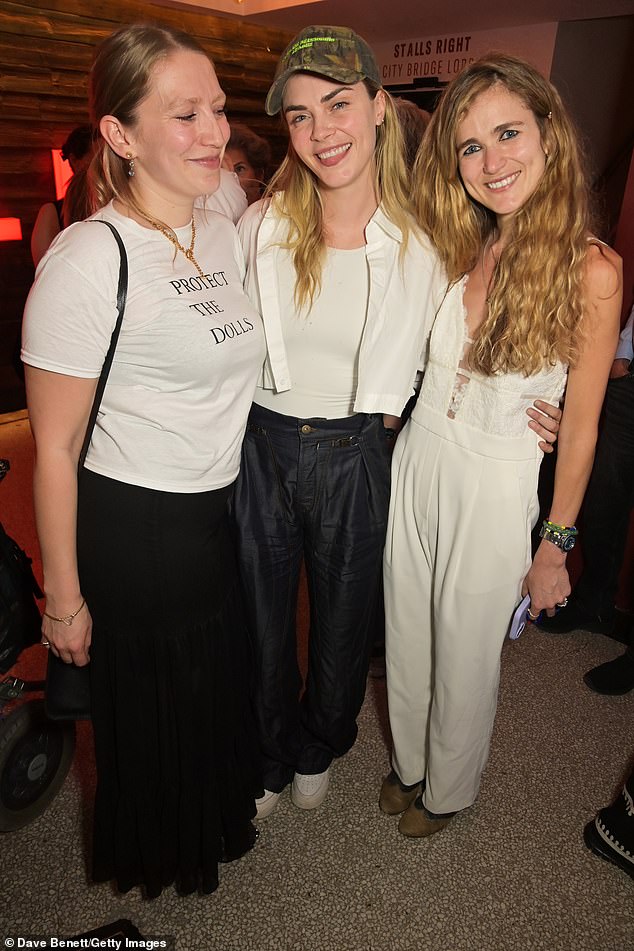 Kitty Wordsworth, Cara and Hannah (L to R) all socialised together after watching the play created in response to a lack of lesbian representation in popular culture
