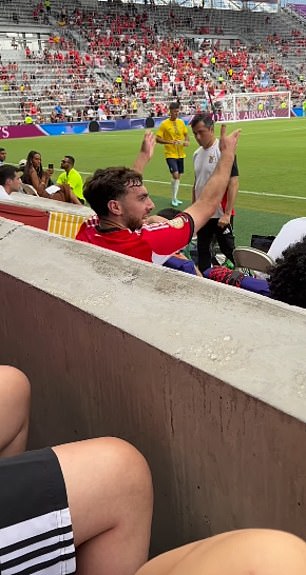 He reportedly told Lage to 'f*** off' as he took his place on the bench