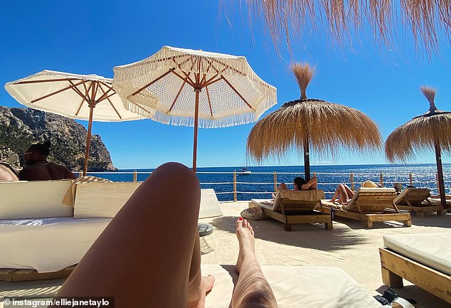 On Majorca, Ellie says: ¿The food is amazing, the weather¿s beautiful and it¿s only a couple of hours from London on the plane'