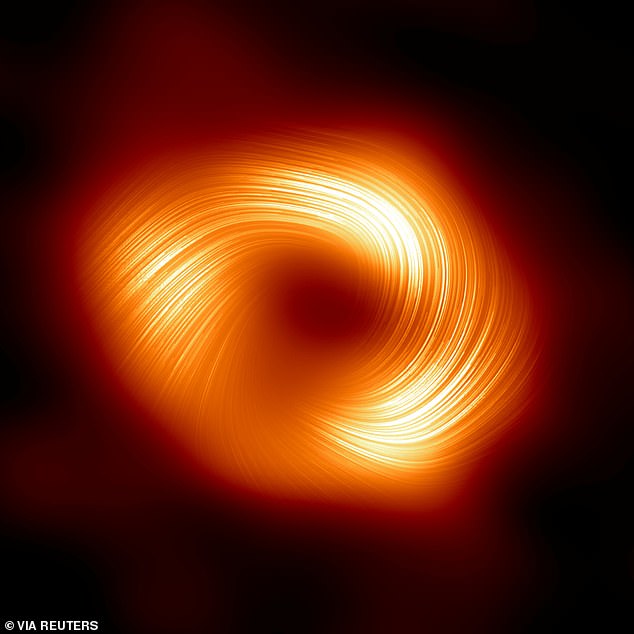 Unlike the black hole at the centre of the Milky Way (pictured), these tiny voids are not formed by collapsing stars but during the very first seconds of the universe