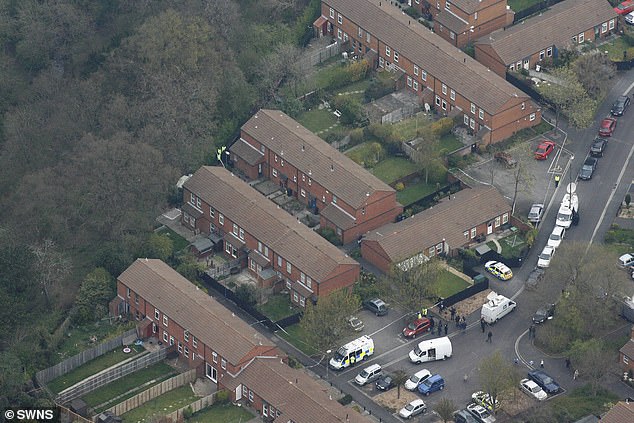 Thirty of Ibrahim's neighbours were evacuated and a controlled explosion was carried out following the raid at 2am on April 18, 2008