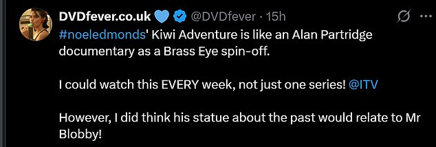 X-users couldn't take the first episode Kiwi Adventure seriously, with many questioning whether the show is more mockumentary than it is documentary