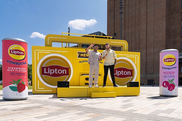 They celebrated the launch of the new Lipton Kombucha range with free dance lessons at a giant boombox