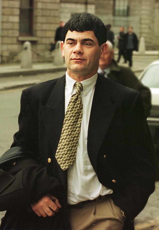 A gangland feud between the Kinahans and the Hutches, led by mob boss Gerry 'The Monk' Hutch (pictured in 1990), has led to 18 killings