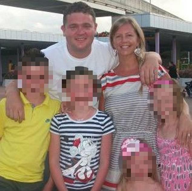 Caoimhe, from Coolock in the north of Dublin, is also the ex-girlfriend of gangster Micka 'The Panda' Kelly (pictured together)