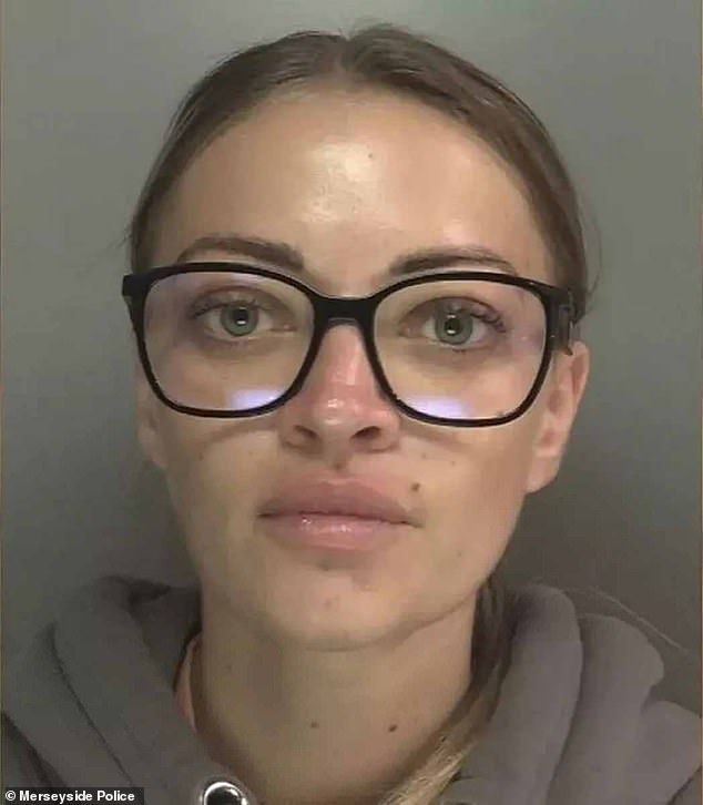She was seen 'in tears' as she was told she would spent at least 14 months behind bars