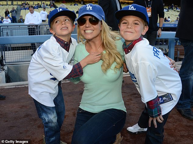 But the pop star's budding relationship with her youngest child has seemingly come at the expense of his bond with older brother Sean Preston Federline, 19 (pictured in 2013)