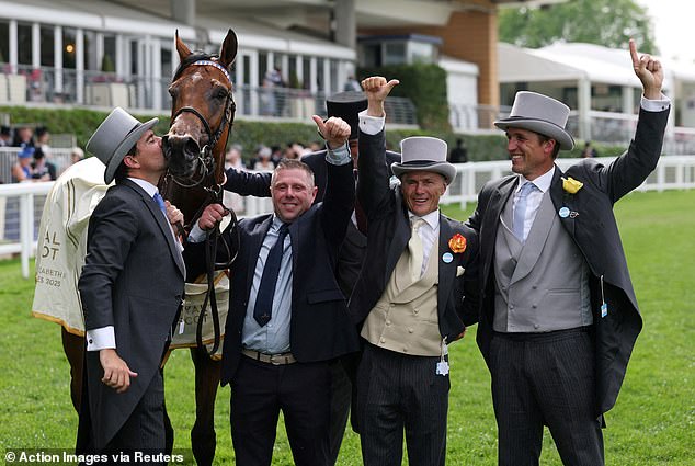 The code ensures men are suited and booted, including trainers such as Jerome Reyner (left)