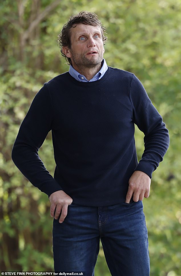Louis Scudder (pictured) returned to the property in June last year where he began ripping tiles off the roof and smashing windows with his bare hands - leaving himself covered in blood