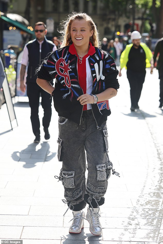 The cancellation came one day after Siwa revealed in an interview with Daily Mail that she felt pressured into identifying as a lesbian, even though she had originally come out as pansexual; Pictured in London on June 2