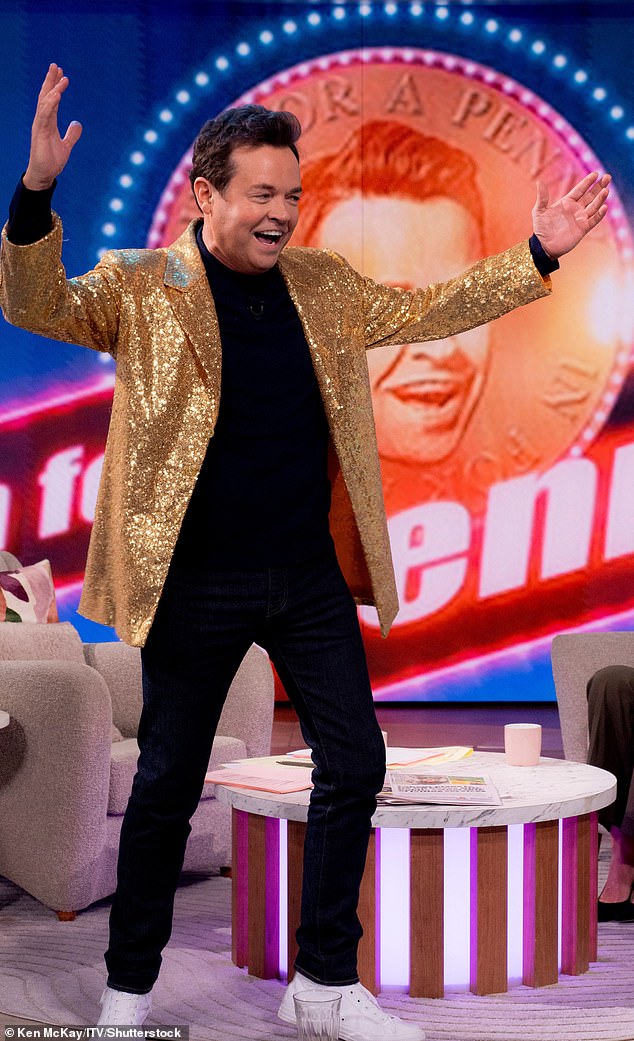 He then suffered another blow after his beloved ITV show In For A Penny was axed in July (pictured in April 2024)