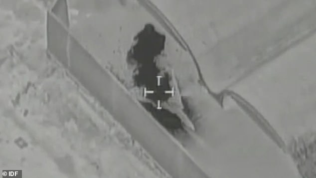 On Saturday, the Israel Defense Forces also shared a clip of them striking F-14 fighter jets belonging to the Iranian Armed Forces.