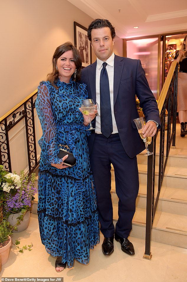 Dame Deborah James and Sebastien Bowen (pictured together) were married for around 14 years before Deborah passed away in June 2022