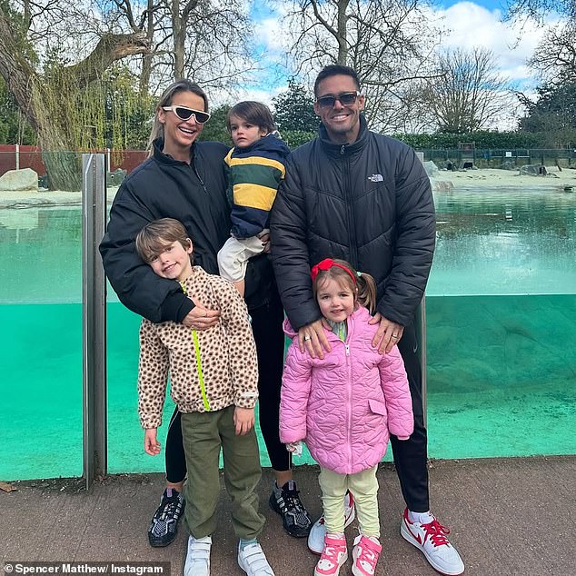 Vogue and Spenver went on to marry in 2018 and has since become parents to Theodore, six, Gigi, four, and three-year-old Otto