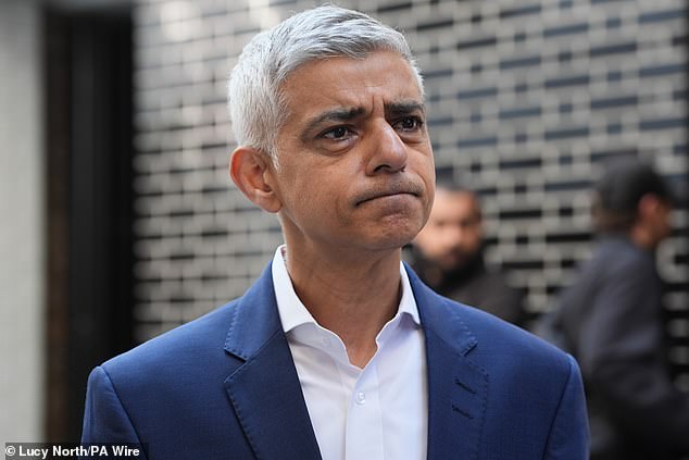 Ms Scott says the 'first priority of the Mayor of London should be to protect the public from lawlessness and keep police stations open in crime hotspot'. Pictured: Mayor Sadiq Khan