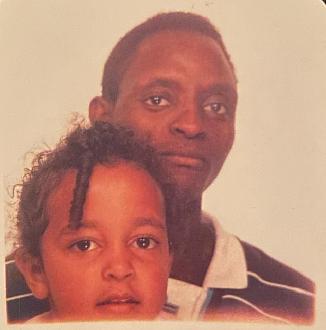 Misti, who was born in January 1998, was Cheryl's fourth child .Pictured: Daniel and Misti