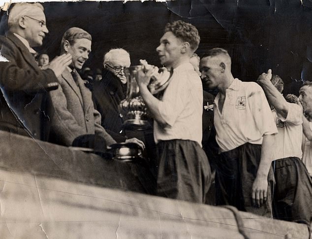 Sir Charles Clegg (top left) is widely considered to be the first recipient for services to football after being knighted by King George V