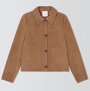 Suede jacket, £239, johnlewis.com